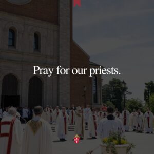 Pray for our priests.
