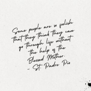 Rely on your Mother!