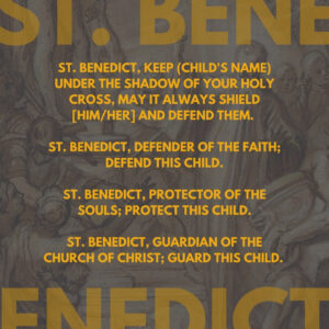 St. Benedict’s intercession
