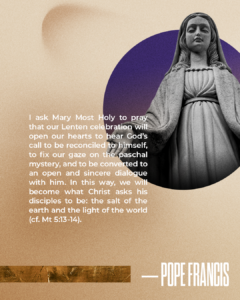 Fix our gaze on the paschal mystery