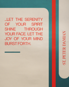 Let the joy of your mind burst forth