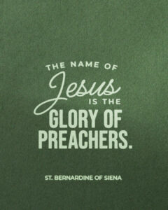 St. Bernardine of Siena