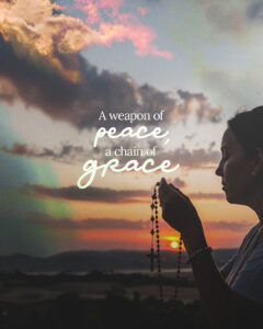 A weapon of peace, a chain of grace