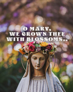 O Mary, we crown thee