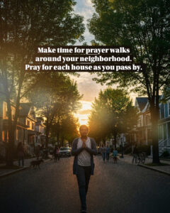 Prayer walks