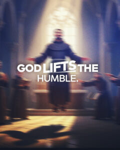God lifts the humble