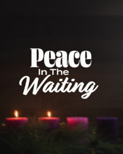 The second candle of the Advent