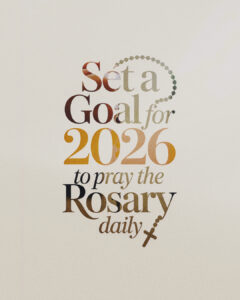pray the rosary daily.