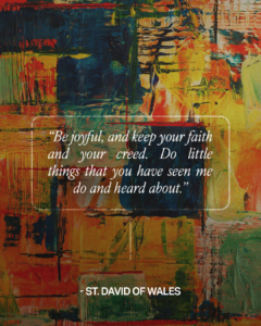 Be joyful, and keep your faith