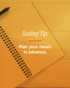 Fasting Tip
